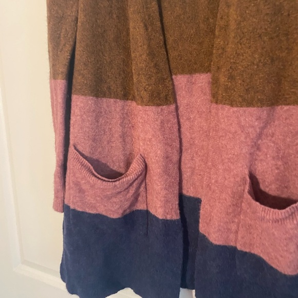 Madewell Kent Striped Cardigan Sweater in Coziest Yarn - Picture 4 of 8